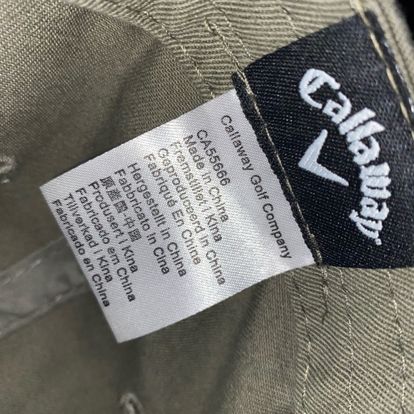 CALLAWAY Golf Odyssey RAZR Hat Cap Adjustable Embroidered Dark Green unisex - Picture 7 of 7